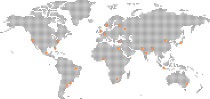 Find your local Gantrail distributor World Map