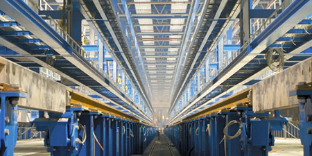 Crane Rail systems for Rail systems for warehouses