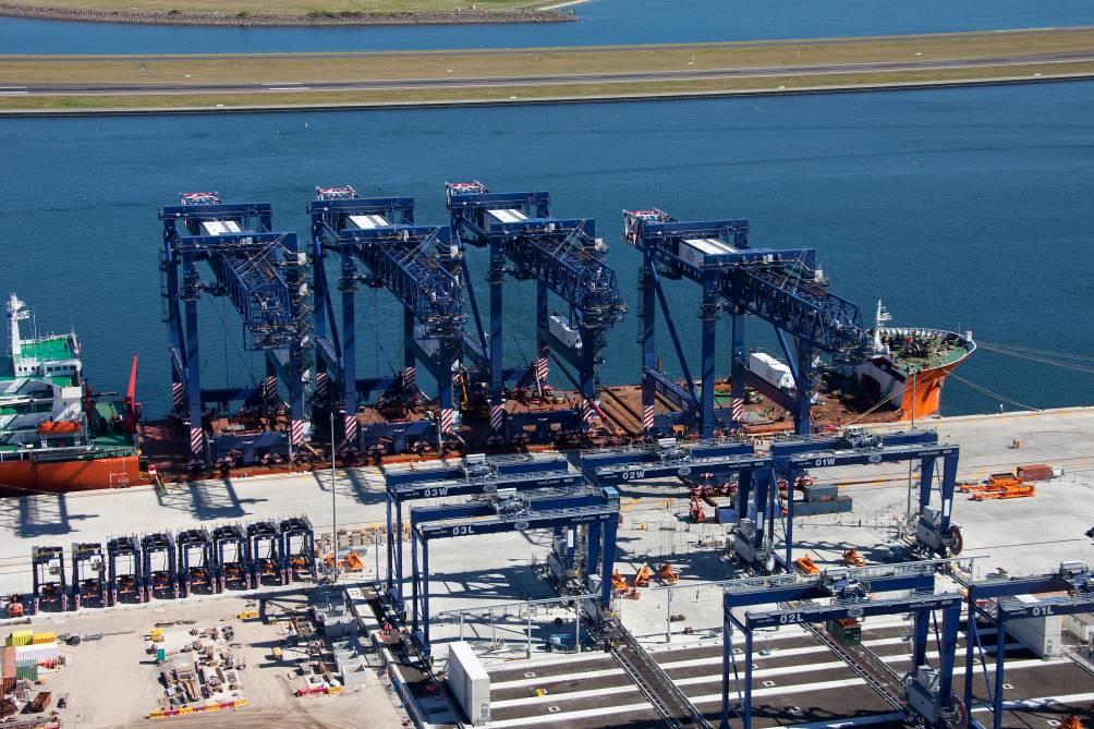 Port Botany Australia Crane Rail Project Case Study Gantry Rail